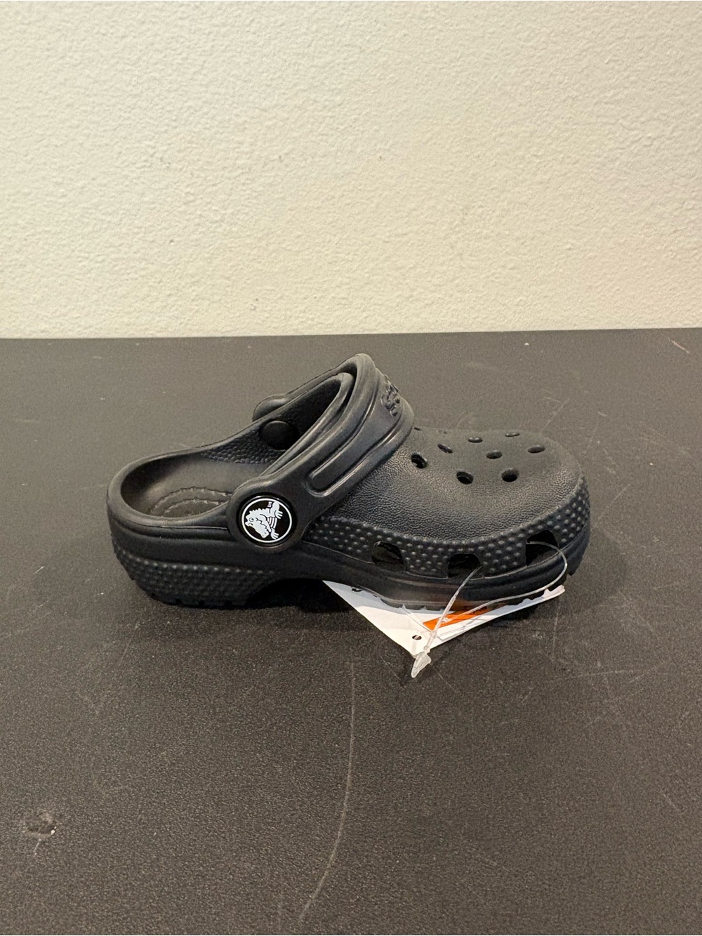 Crocs Classic Clog Black Slip On Comfort Shoes Unisex Infant Toddler Sizes - Picture 5 of 13